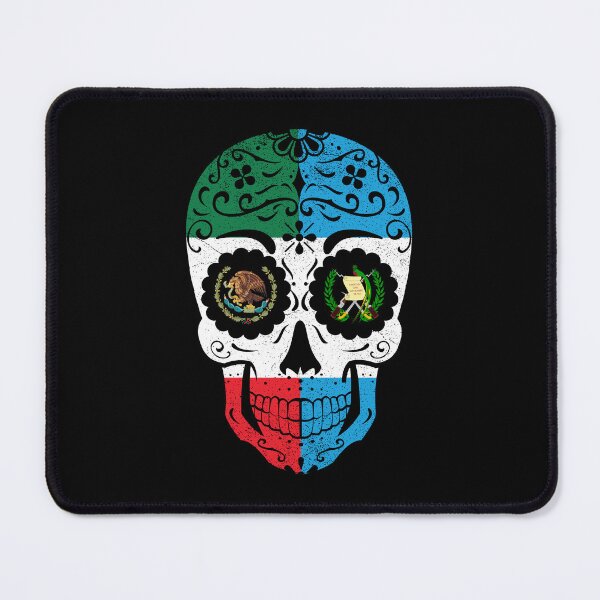 Item preview, Mexican Guatemalan Flag Sugar Skull designed and sold by snickrdoodle.