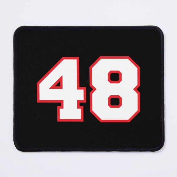 Item preview, Lucky Number Sports Jersey Red White 48 Classic T-Shirt designed and sold by janlzmaude.