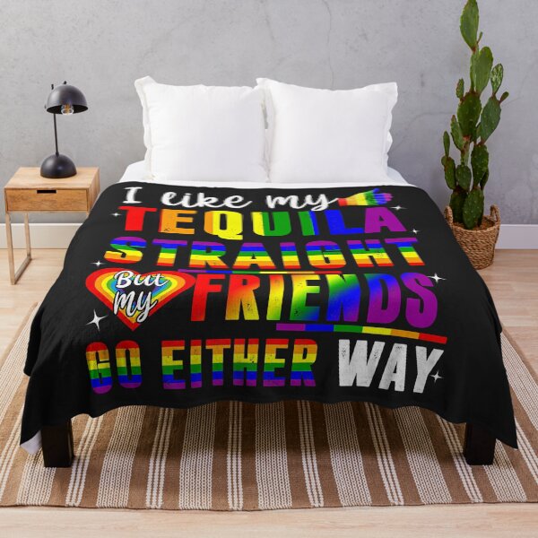 Item preview, Funny LGBT Ally Gifts Tequila Straight Friends Go Either Way Premium designed and sold by Corelli87.