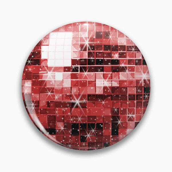 Item preview, Twinkle Red Disco Ball Pattern  designed and sold by Deborah Camp.