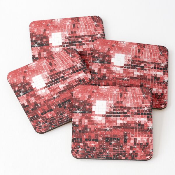 Item preview, Twinkle Red Disco Ball Pattern  designed and sold by Deborah Camp.
