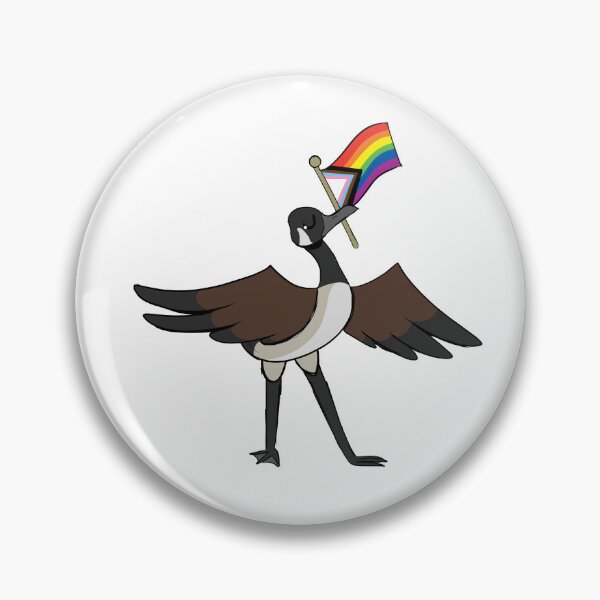 Item preview, Progressive Pride Canadian Goose  designed and sold by Toppy-flygon.