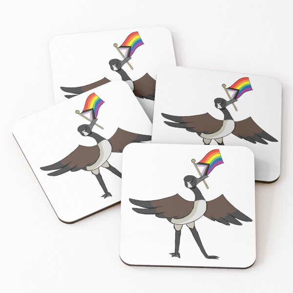 Item preview, Progressive Pride Canadian Goose  designed and sold by Toppy-flygon.