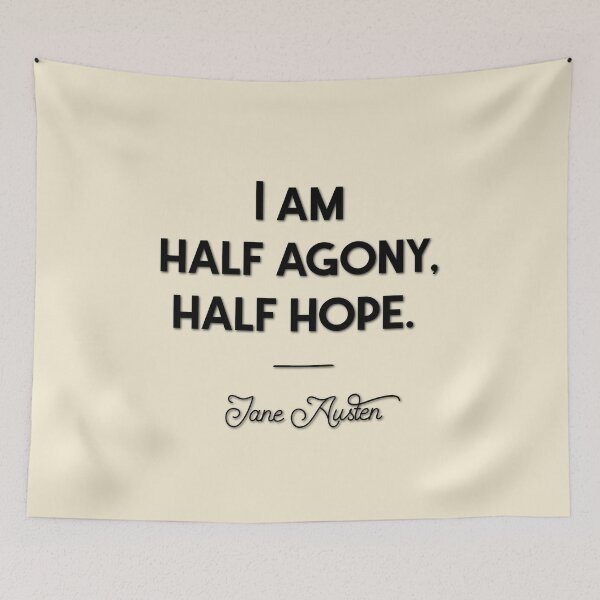 Item preview, I am half agony half hope (black) designed and sold by didijuca.