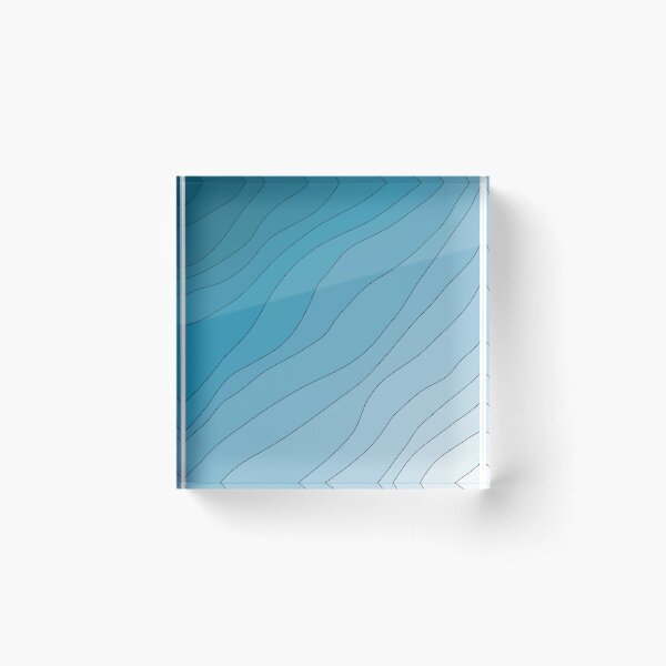Artikelvorschau, Abstract Wavy Line Art Blue Gradient 02 entworfen und verkauft von PAPER MOON art & design.