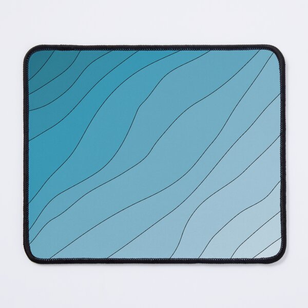 Artikelvorschau, Abstract Wavy Line Art Blue Gradient 02 entworfen und verkauft von PAPER MOON art & design.