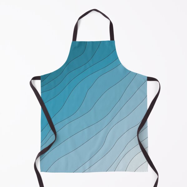 Artikelvorschau, Abstract Wavy Line Art Blue Gradient 02 entworfen und verkauft von PAPER MOON art & design.