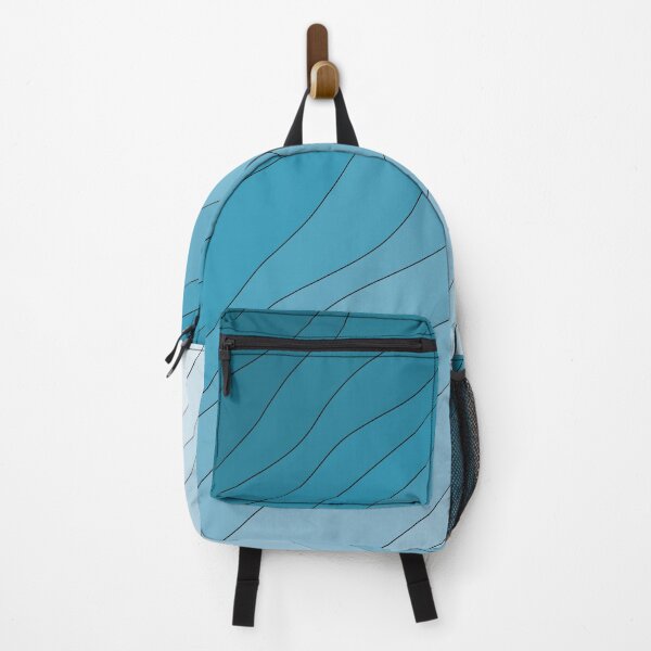 Artikelvorschau, Abstract Wavy Line Art Blue Gradient 02 entworfen und verkauft von PAPER MOON art & design.
