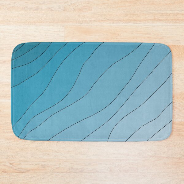 Artikelvorschau, Abstract Wavy Line Art Blue Gradient 02 entworfen und verkauft von PAPER MOON art & design.