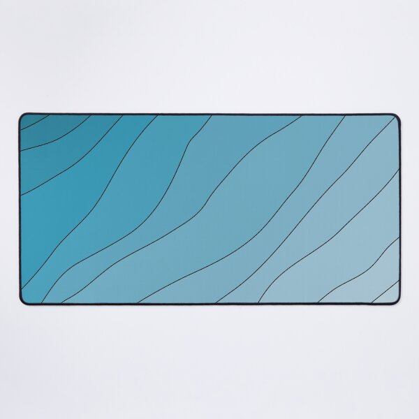 Artikelvorschau, Abstract Wavy Line Art Blue Gradient 02 entworfen und verkauft von PAPER MOON art & design.
