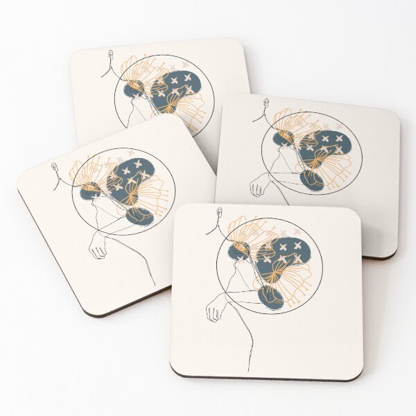 Item preview, Minimalistic floral boho lineart  designed and sold by CreativeStrand.