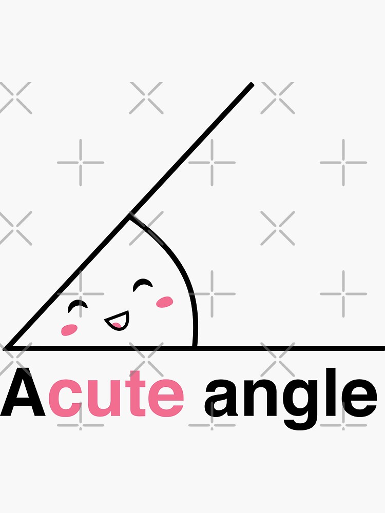 Acute angle | Sticker