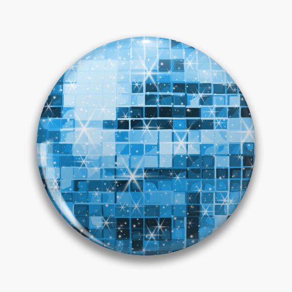 Item preview, Twinkle Blue Disco Ball Pattern  designed and sold by Deborah Camp.
