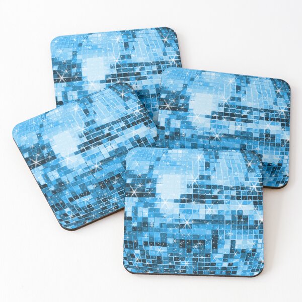 Item preview, Twinkle Blue Disco Ball Pattern  designed and sold by Deborah Camp.