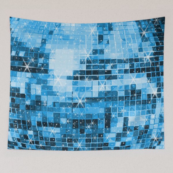 Item preview, Twinkle Blue Disco Ball Pattern  designed and sold by Deborah Camp.