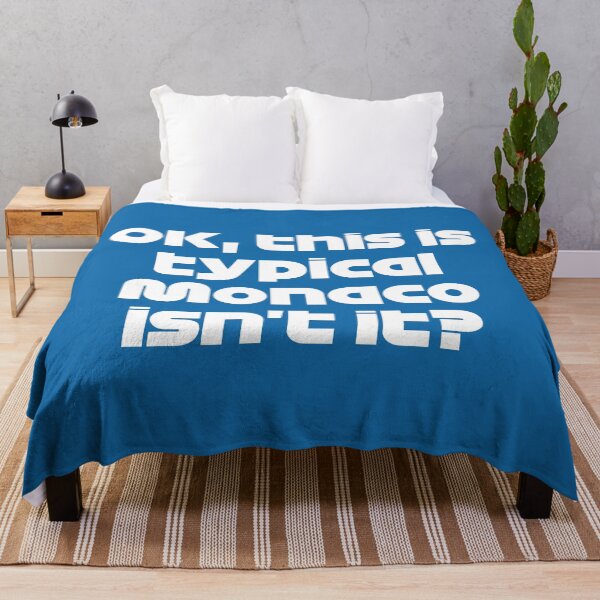 Item preview, VER. Ok, This is Typical Monaco Isn't It? (Blue BG) - Best Team Radio Monaco GP 2022 designed and sold by FilipeFerreira.