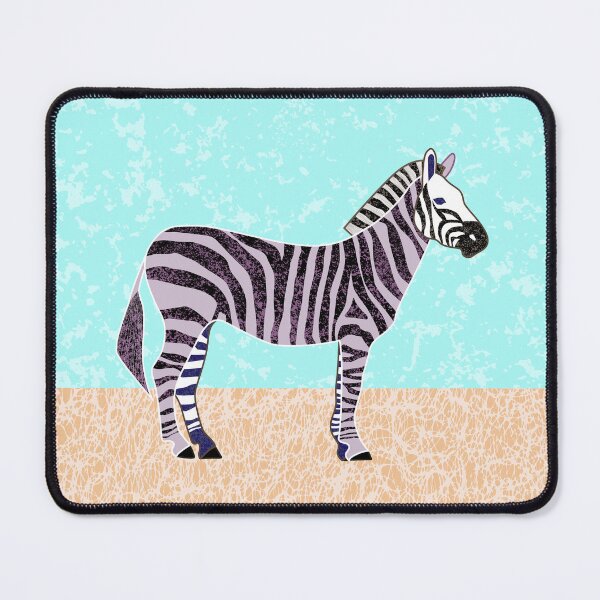 Artikelvorschau, zebra on an azure background entworfen und verkauft von Kosinskaya.