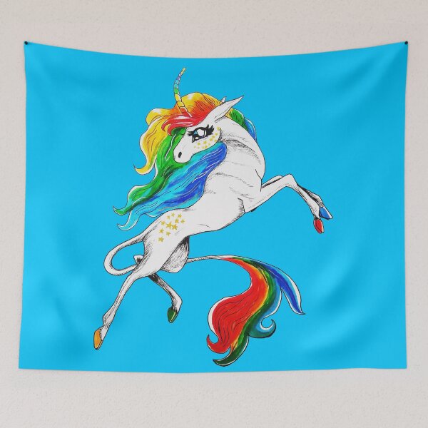 Artikelvorschau, Rainbow Unicorn entworfen und verkauft von Brooksie Fontaine.