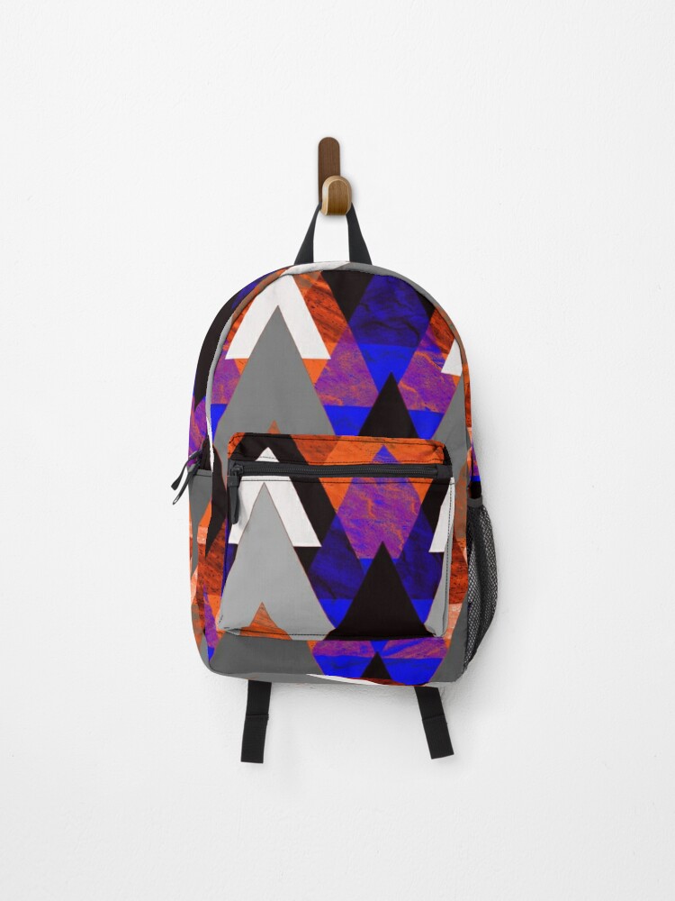 Geometric best sale shape backpack