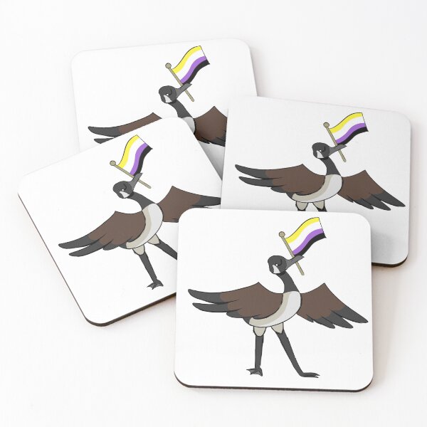 Item preview, Non Binary Pride Canadian Goose designed and sold by Toppy-flygon.