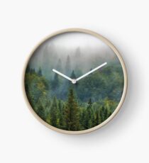 Misty Forest Beauty Clock