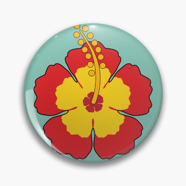 Artikelvorschau, Red Hibiscus Tropical Flower entworfen und verkauft von BirdAtWork.