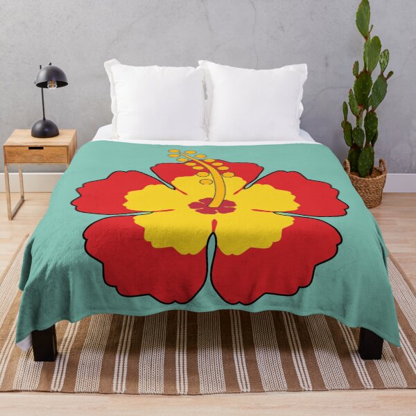 Item preview, Red Hibiscus Tropical Flower designed and sold by BirdAtWork.