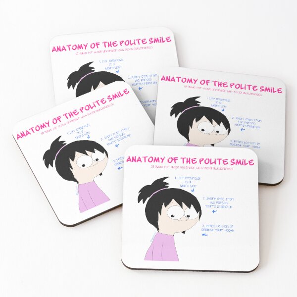 Item preview, Anatomy of the Polite Smile designed and sold by arlindixon.