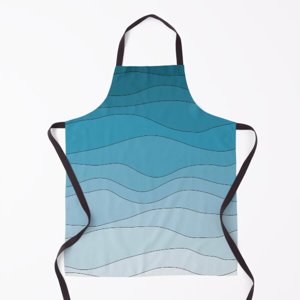 Artikelvorschau, Abstract Wavy Line Art Blue Gradient 04 entworfen und verkauft von PAPER MOON art & design.