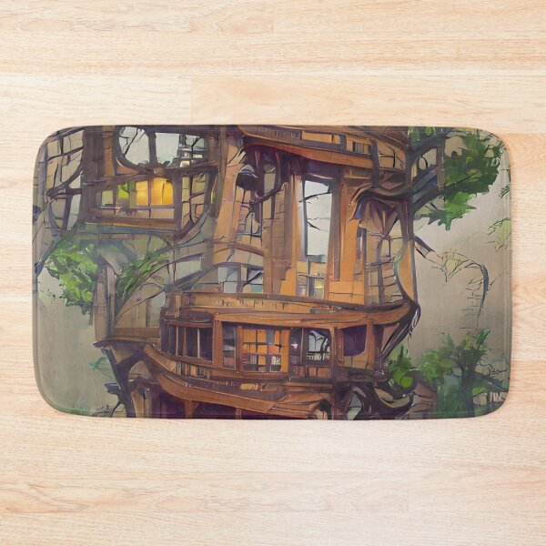 Item preview, Trehouse Sketch | Artificial Inteligence Generated Art designed and sold by AllAboutAI.