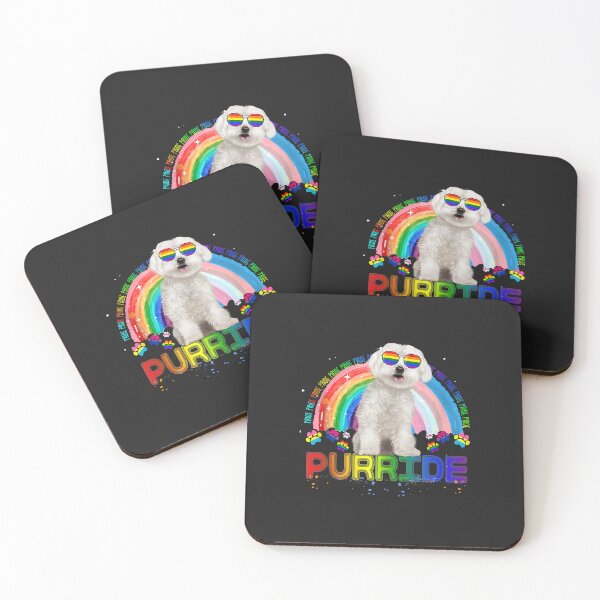 Item preview, Funny Maltese Gay Pride Shirt Rainbow Sunglasses LGBTQ Tank Top designed and sold by Corelli87.