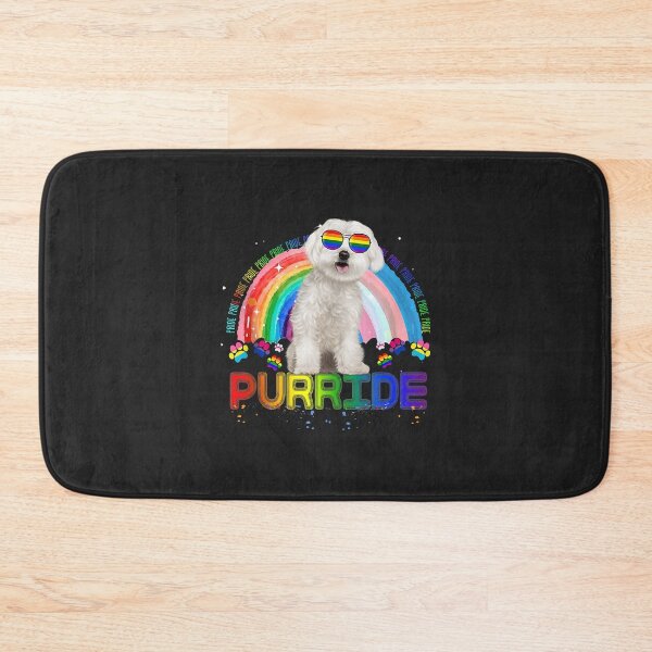 Artikelvorschau, Funny Maltese Gay Pride Shirt Rainbow Sunglasses LGBTQ Tank Top entworfen und verkauft von Corelli87.