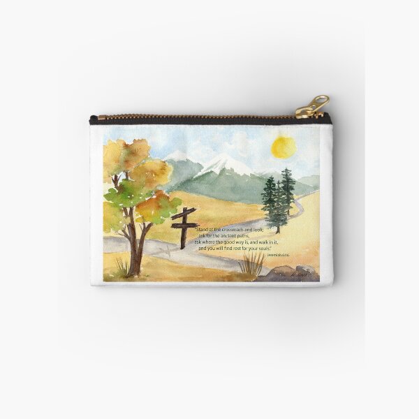 Item preview, Crossroads- Jeremiah 6:16 designed and sold by Diane Hall Watercolors.