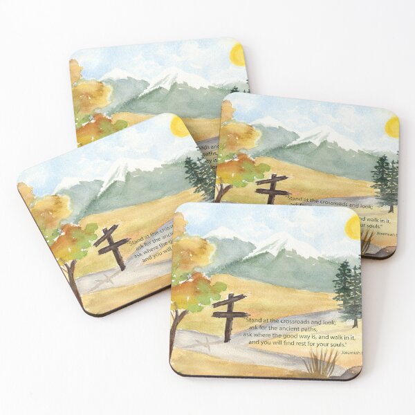 Item preview, Crossroads- Jeremiah 6:16 designed and sold by Diane Hall Watercolors.