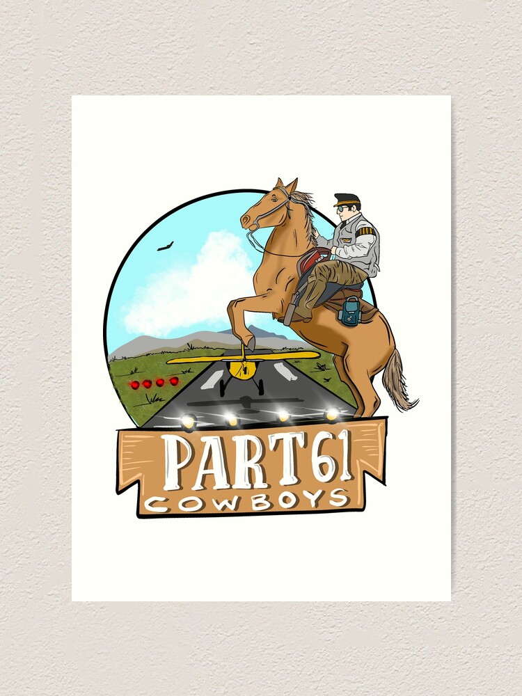 Part 61 Cowboys Active T-Shirt for Sale by Michael Garber