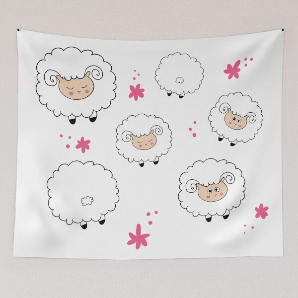 Item preview, Fluffy Lamb designed and sold by DoubleTroubleJ.