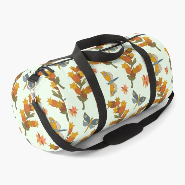 Item preview, Vintage Dragonfly and Flower Pattern designed and sold by IdinDesignShop.