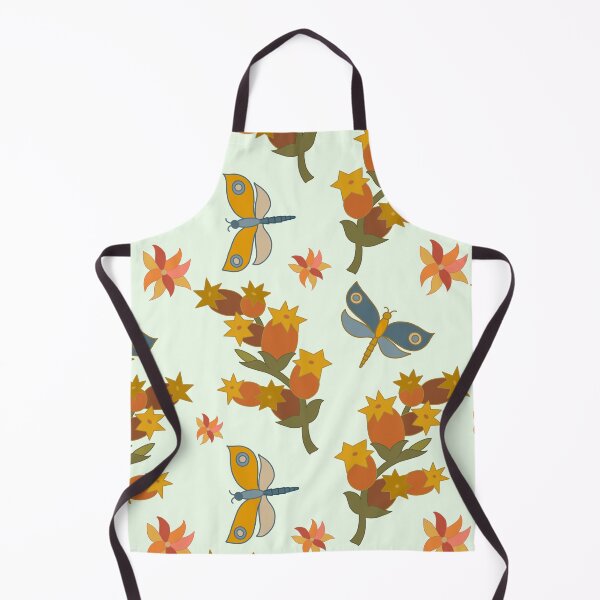 Item preview,  Vintage Dragonfly and Flower Pattern  designed and sold by IdinDesignShop.