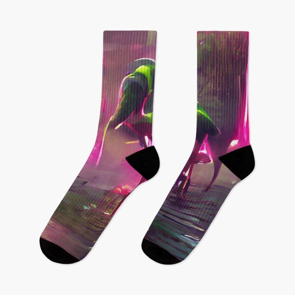 Item preview, Neon Flamingo | Artificial Inteligence Generated Art designed and sold by AllAboutAI.