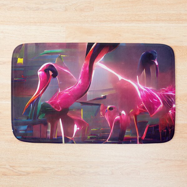 Item preview, Neon Flamingo | Artificial Inteligence Generated Art designed and sold by AllAboutAI.