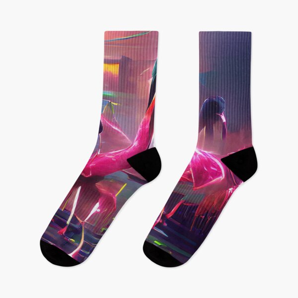 Item preview, Neon Flamingo | Artificial Inteligence Generated Art designed and sold by AllAboutAI.