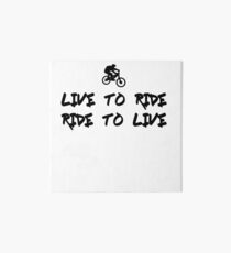 Lámina de exposición Live to ride