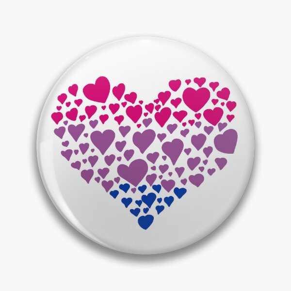 Item preview, Bisexual heart designed and sold by Becky-Marie.