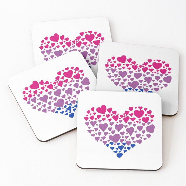 Item preview, Bisexual heart designed and sold by Becky-Marie.
