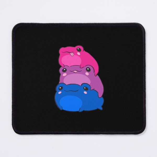 Item preview, Subtle Bi Pride Frogs in Bisexual Flag Colors LGBTQ Aesthetic Gift in Pink, Lavender, and Blue for Bisexuality Pride during June Pride Month Parade designed and sold by MinistryOfFrogs.