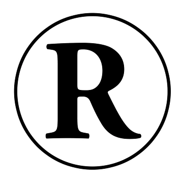 Artwork thumbnail, Monogram R Initial R Letter R by jaycartoonist