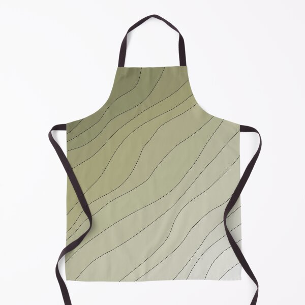 Item preview, Abstract Wavy Line Art Green Gradient 02 designed and sold by PAPER MOON art & design.