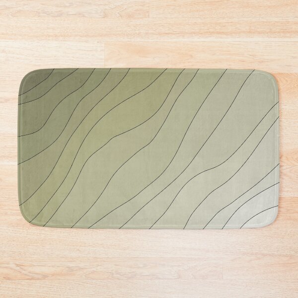 Artikelvorschau, Abstract Wavy Line Art Green Gradient 02 entworfen und verkauft von PAPER MOON art & design.