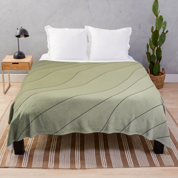 Item preview, Abstract Wavy Line Art Green Gradient 02 designed and sold by PAPER MOON art & design.