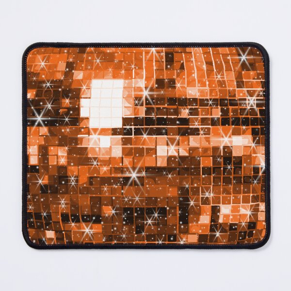 Item preview, Twinkle Orange Disco Ball Pattern  designed and sold by Deborah Camp.